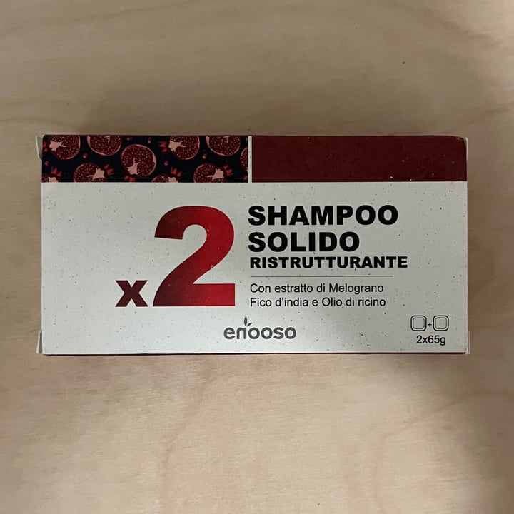 photo of Enooso Shampoo solido ristrutturante shared by @federicoleggio on  08 Sep 2022 - review