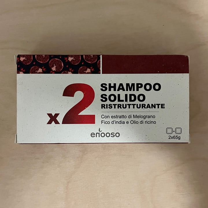 review photo of Enooso Shampoo solido ristrutturante shared by @federicoleggio on 08 Sep 2022 - review