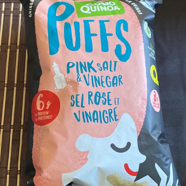 photo of GoGo Quinoa Puffs - Pink Salt & Vinegar shared by @veganchaima on  23 Sep 2022 - review