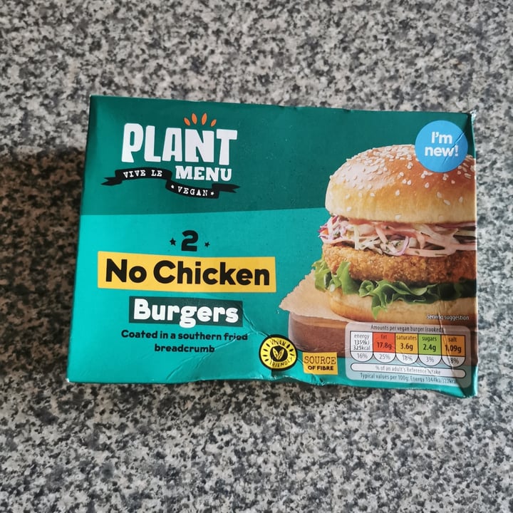 photo of Plant Menu No Chicken Burger shared by @jasont on  10 Jan 2022 - review