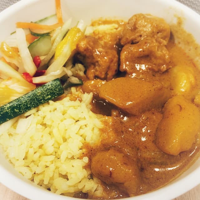 Foto del plato “Nasi Briyani”