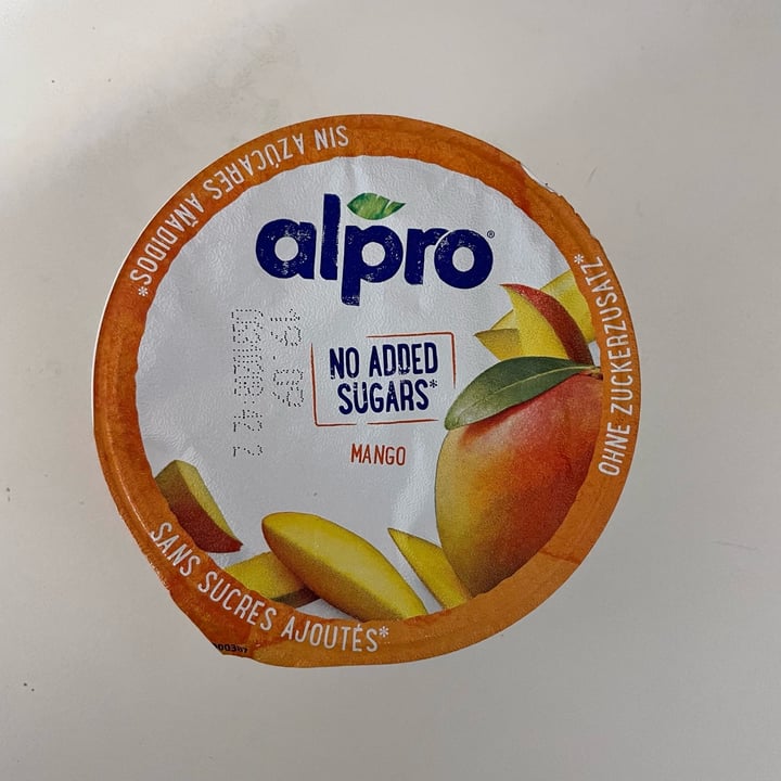 photo of Alpro No added sugars mango shared by @alexre on  02 Sep 2022 - review