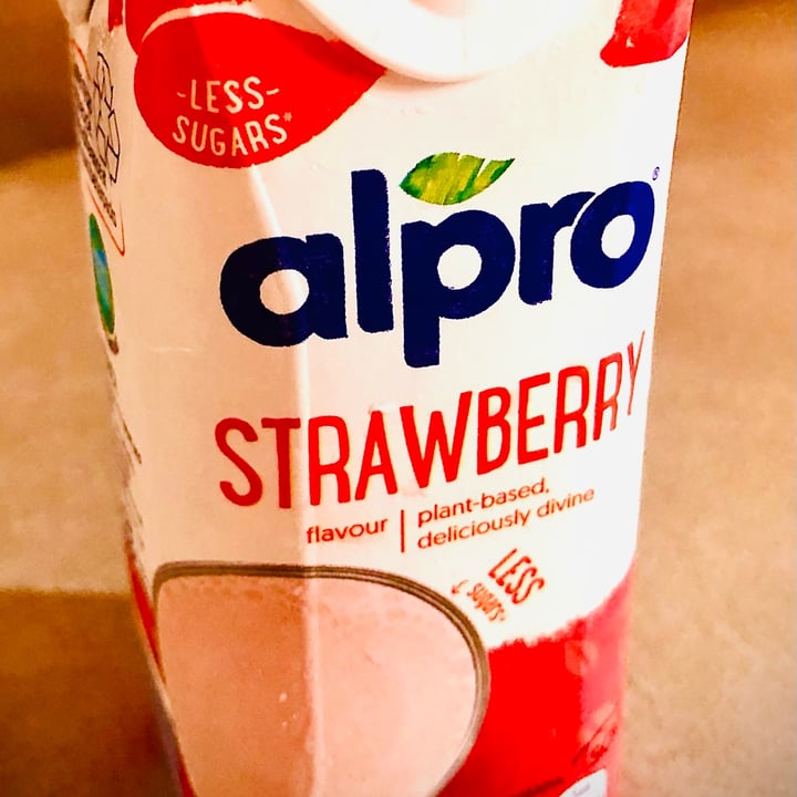 photo of Alpro Soya Strawberry Milk shared by @anusharora on  03 Aug 2022 - review