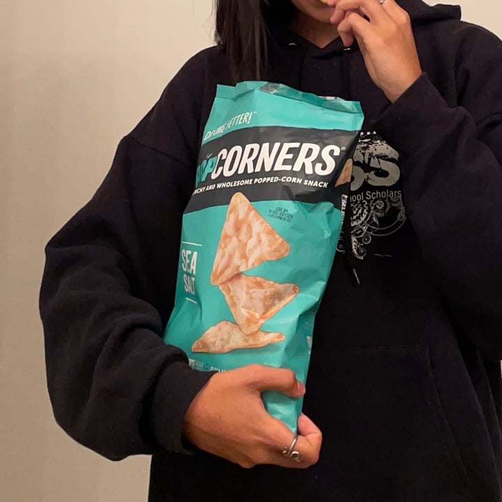 photo of PopCorners Sea Salt pop corn shared by @zoeschujman on  17 May 2021 - review