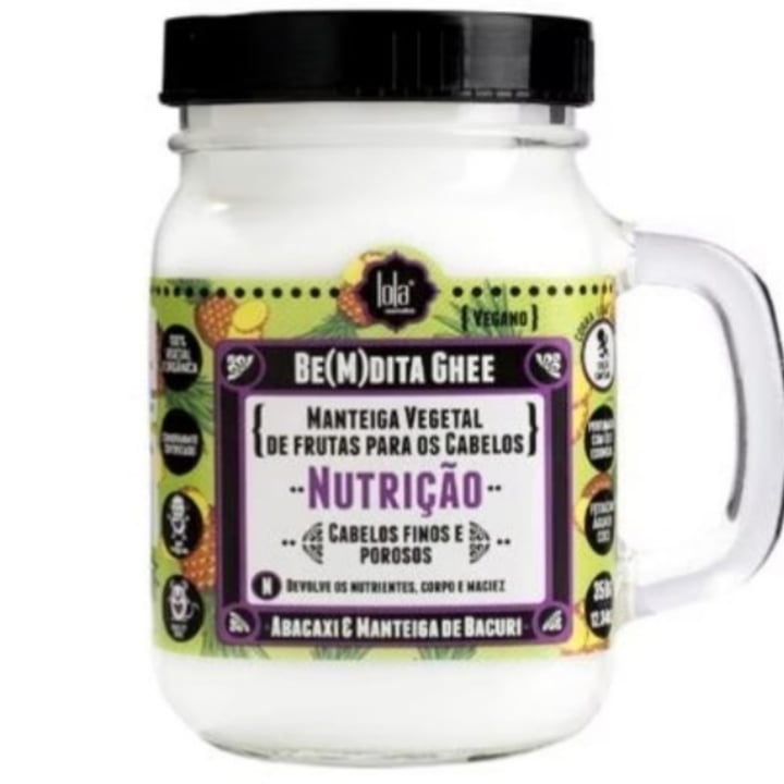 review photo of Lola Cosmetics BE(M)DITA GHEE - Manteiga Vegetal de Frutas para os Cabelos - Hidratação shared by @mizenatti on 06 May 2022 - review
