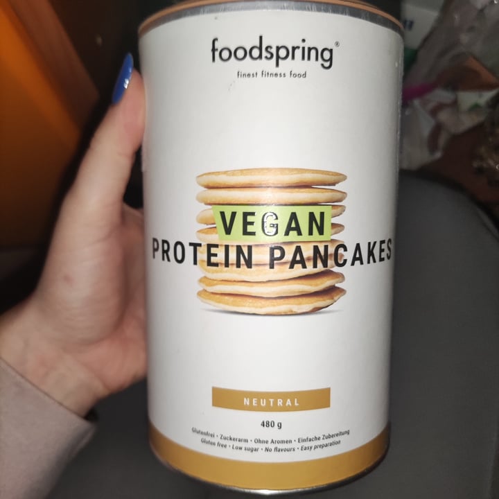 photo of Foodspring Vegan protein pancakes shared by @coraline00 on  05 Dec 2021 - review