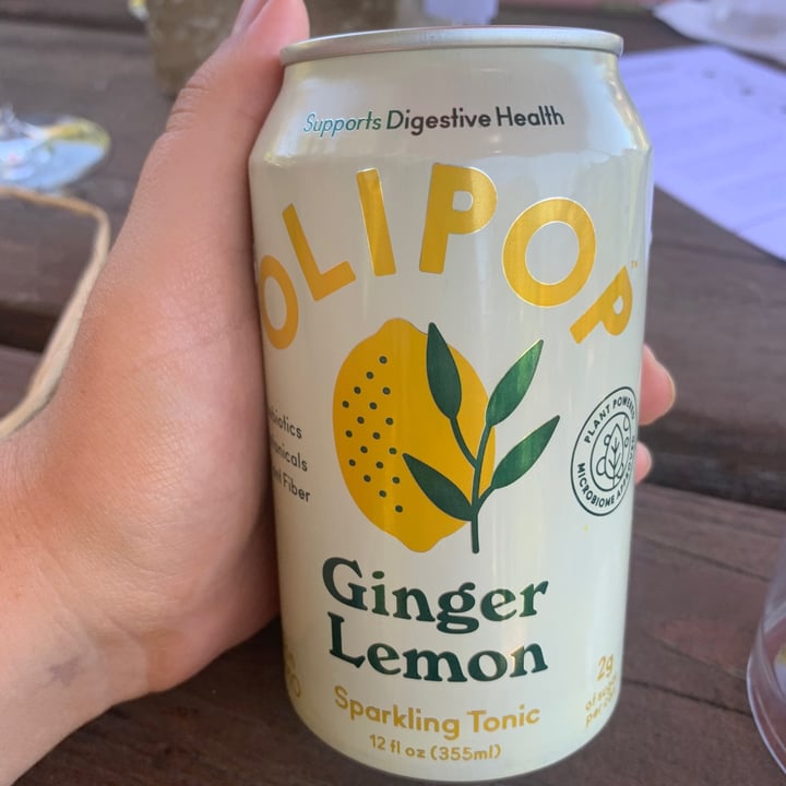 photo of OLIPOP Ginger Lemon Sparkling Tonic shared by @clairecancook on  04 Aug 2020 - review