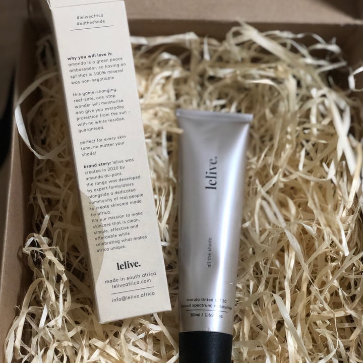 photo of Lelive Tinted Moisturizer SPF30 shared by @powerful01 on  16 May 2022 - review