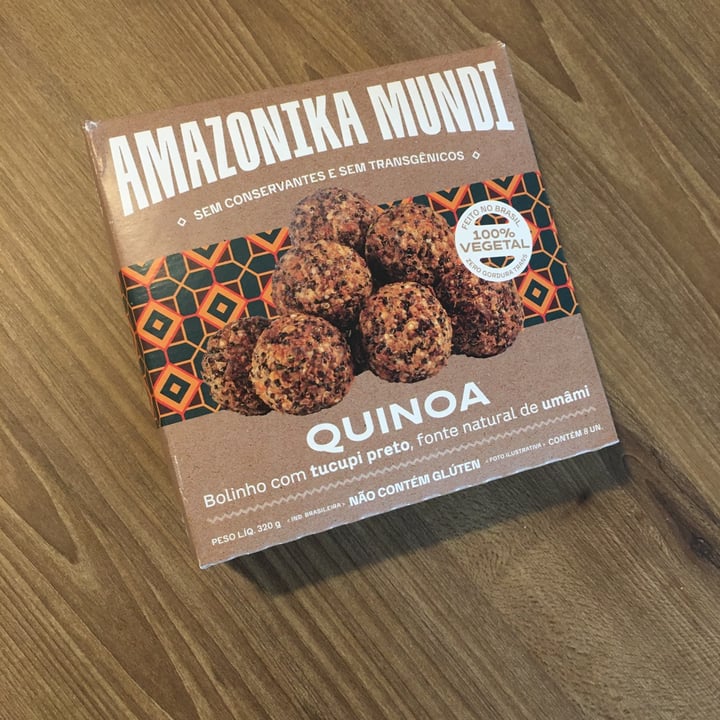 photo of Amazonika mundi Bolinho de Quinoa shared by @douglaskw on  09 Nov 2022 - review