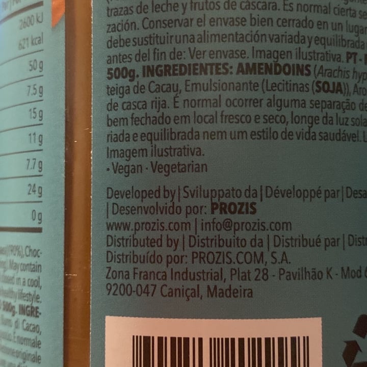 photo of Prozis Peanut Butter Chocolate shared by @machecosafai on  05 May 2022 - review