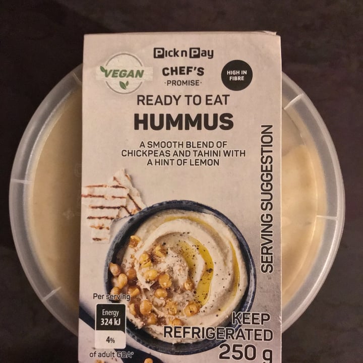 review photo of Pick n Pay Pick N pay Chef’s Promise Hummus shared by @amberjade on 03 Jun 2022 - review