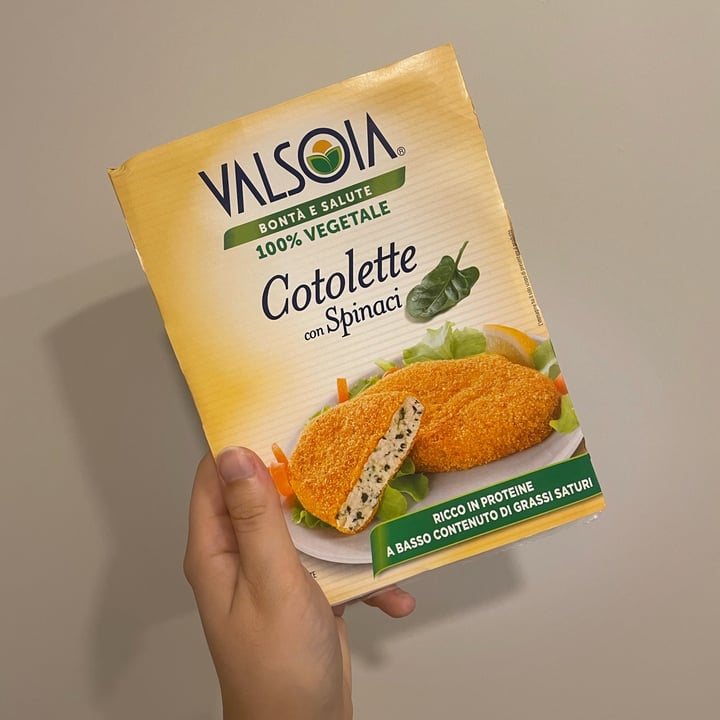 review photo of Valsoia Cotolette con spinaci shared by @giadarigattieri on 21 Jun 2022 - review
