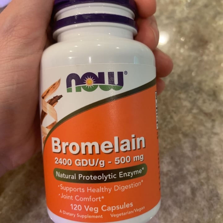 photo of NOW® Bromelain shared by @melissanelson13 on  20 Apr 2020 - review