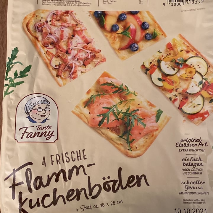 photo of Tante Fanny Frischteige Flammkuchen Böden shared by @xi on  01 Oct 2021 - review