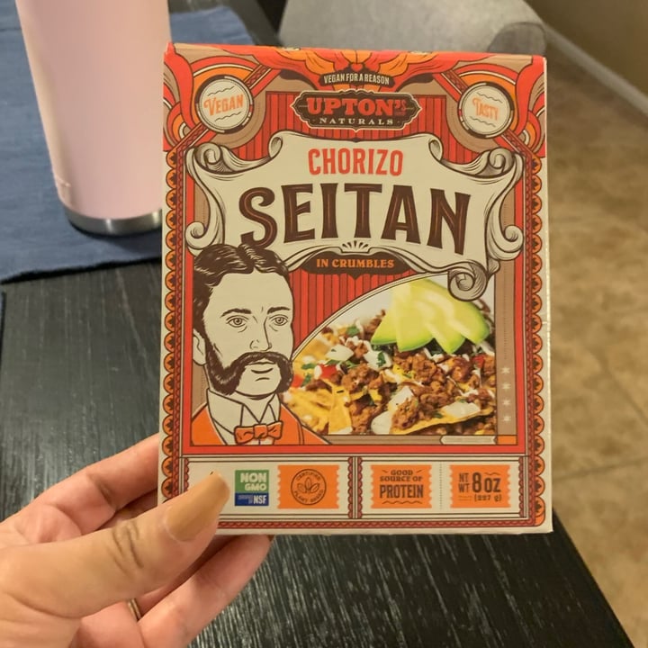 photo of Upton's Naturals Chorizo Seitan shared by @iloveteady on  08 Mar 2021 - review