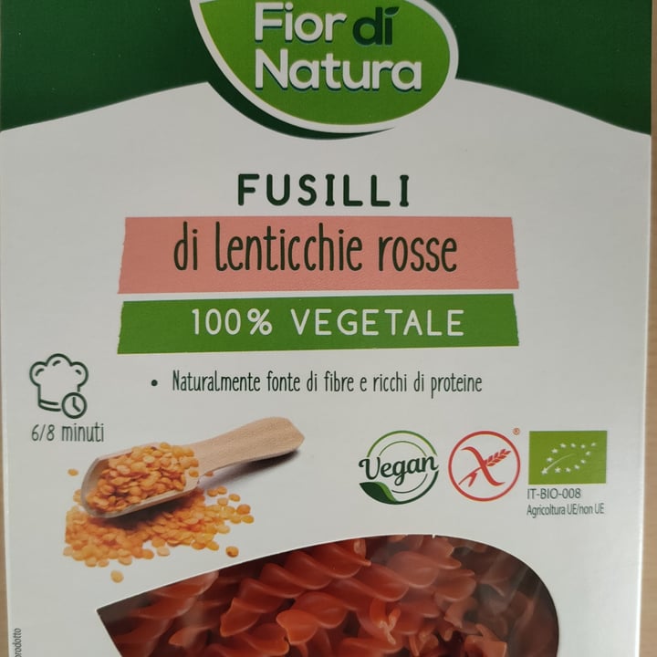 photo of Fior di Natura Fusilli Di Lenticchie Rosse shared by @lauramant90 on  15 Nov 2022 - review