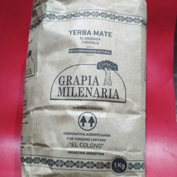 photo of Grapia milenaria Grapa Milenaria yerba mate shared by @gabymugetti on  08 Nov 2020 - review