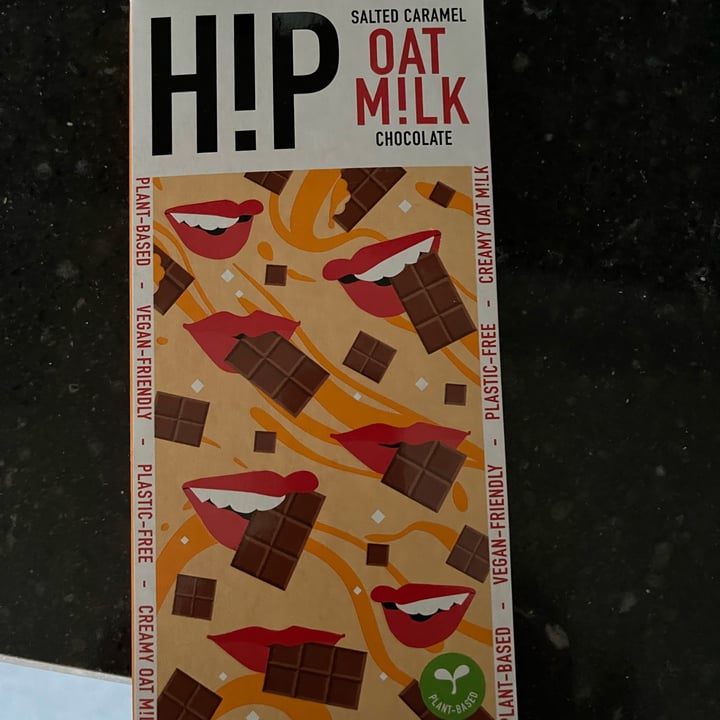 photo of HIP (H!P) Salted Caramel Oat M!lk Chocolate Bar shared by @maddalena90 on  26 Mar 2022 - review