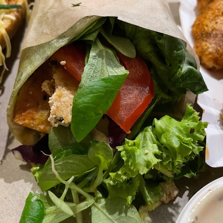 review photo of Farma Burgerownia Roślinna Vegan Spinach Wrap shared by @valevegan666 on 12 Jul 2022 - review