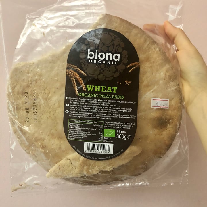 photo of Biona Organic Pizza Bases (Wheat) shared by @nicnicnic on  17 Jun 2020 - review