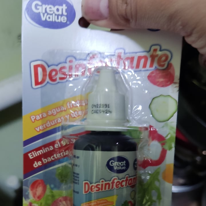 photo of Great Value  desinfectante shared by @kaipamyuhi on  29 Jun 2022 - review