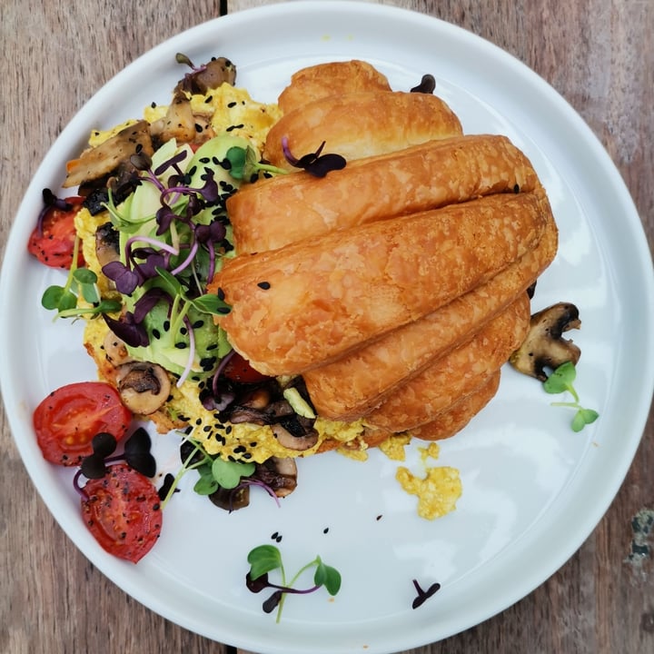 photo of Wildsprout Vegan breakfast croissant shared by @sarahwouters1 on  05 Jun 2022 - review