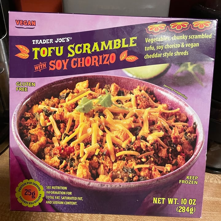 photo of Trader Joe's Tofu Scramble with Soy Chorizo shared by @tinkledink on  19 Sep 2021 - review