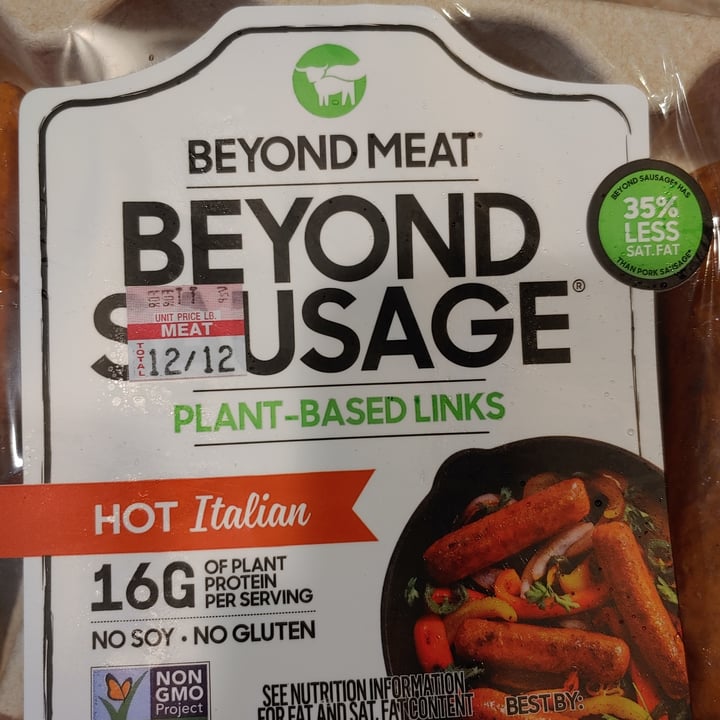 photo of Beyond Meat Beyond Sausage Hot Italian shared by @michaeltrig on  14 Nov 2020 - review