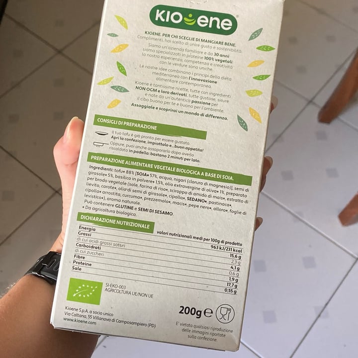 review photo of Kioene Tofu basilico e semi di girasole shared by @claudiiax on 14 Sep 2022 - review