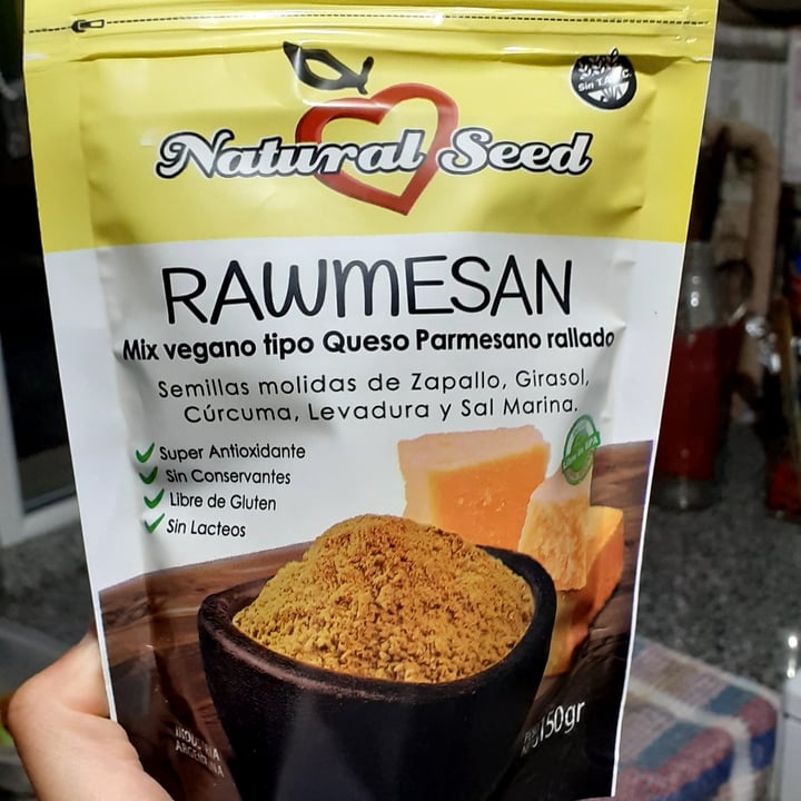 photo of Natural Seed Rawmesan shared by @veganmaifernandez on  02 Feb 2021 - review