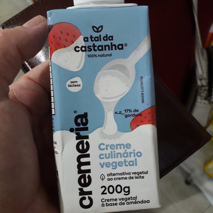 photo of A Tal da Castanha creme de leite shared by @vanessacrisribeiro30 on  04 Aug 2022 - review