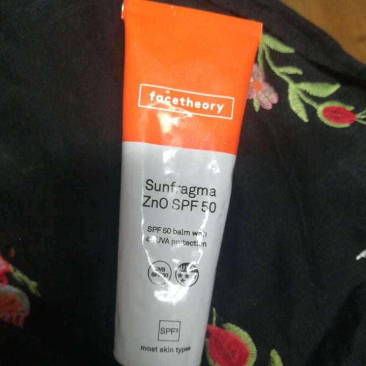 photo of Facetheory Sunfragma ZnO SPF 50 shared by @madeda_ on  27 Dec 2021 - review