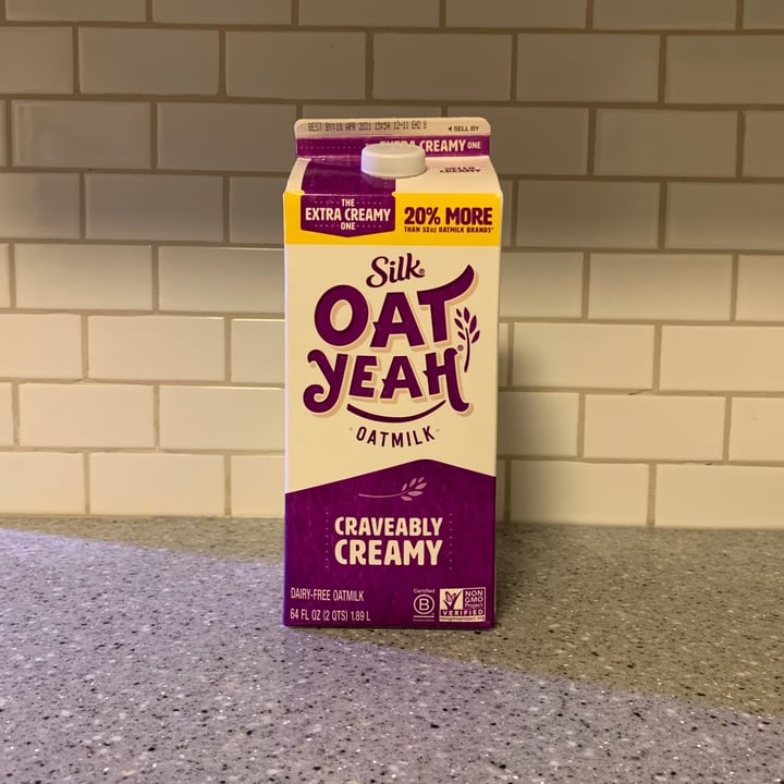 photo of Silk Oat Yeah Craveably Creamy shared by @watermelon109 on  20 Feb 2021 - review