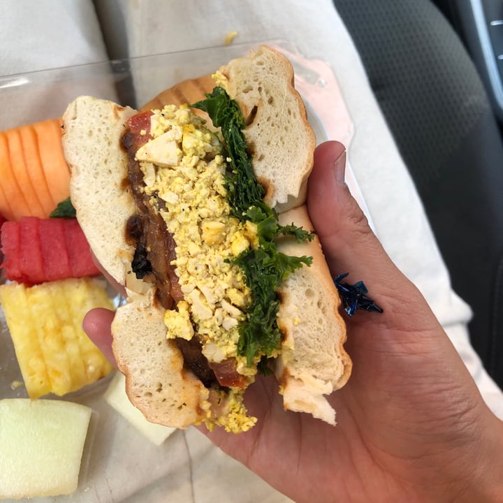 photo of The Grain Cafe Eggs & Bacon Bagel Breakfast shared by @ktolives on  06 Aug 2021 - review