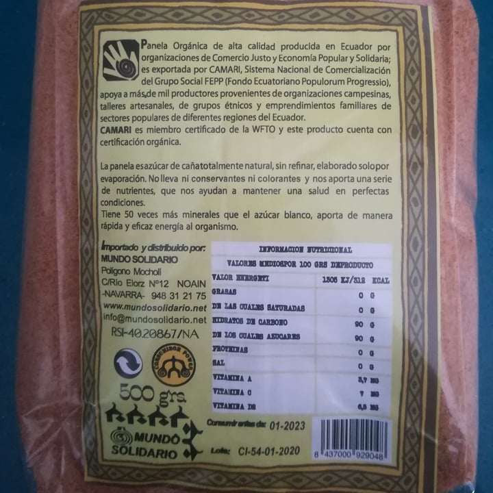 photo of La cesta sostenible Panela shared by @vanodumo on  12 Apr 2021 - review