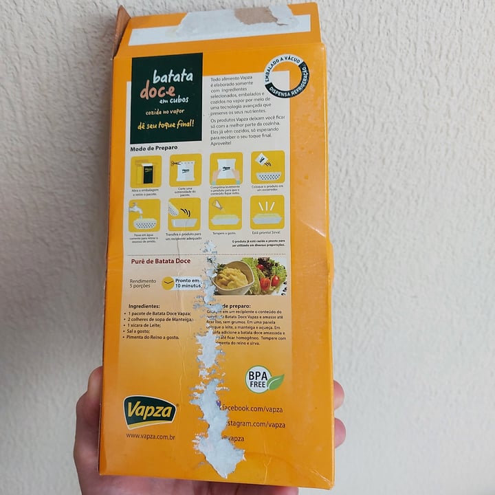 review photo of Vapza Batata Doce em Cubos shared by @fabioradicchi on 18 Jun 2022 - review