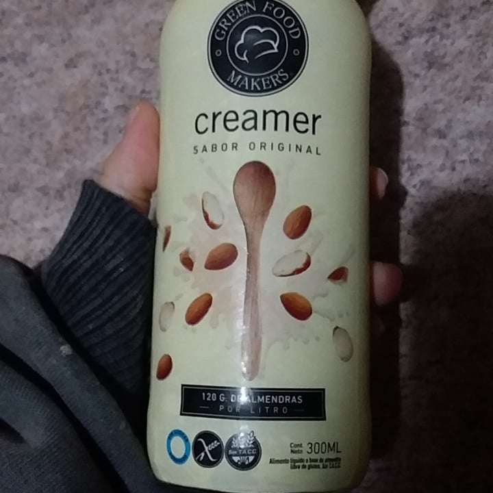 photo of Green Food Makers Creamer sabor Original shared by @veganoportuncrisis on  16 May 2021 - review