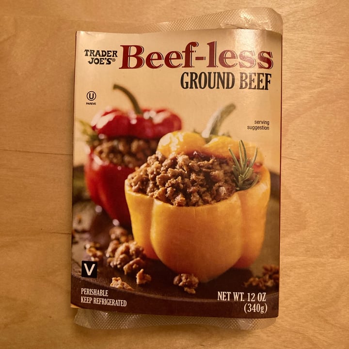 photo of Trader Joe's Beef-less Ground Beef shared by @daisy20 on  05 Dec 2021 - review