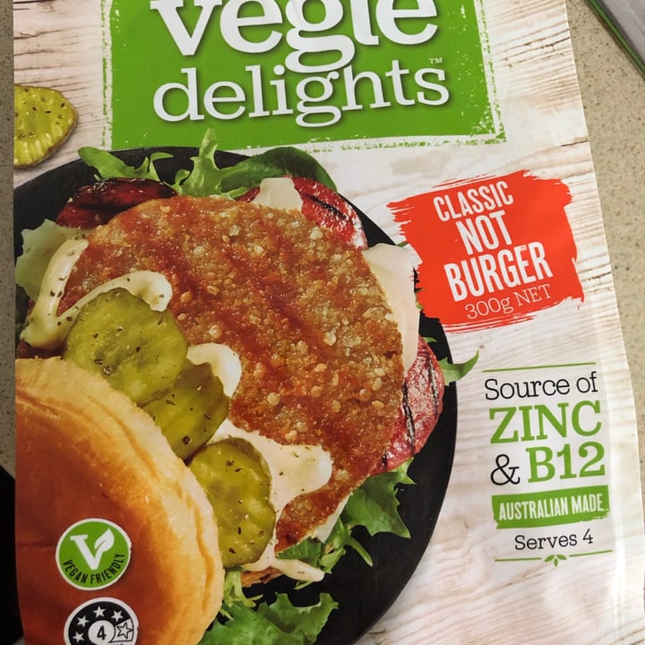 photo of Vegie Delights Classic not burger shared by @cristina4 on  04 Jul 2021 - review