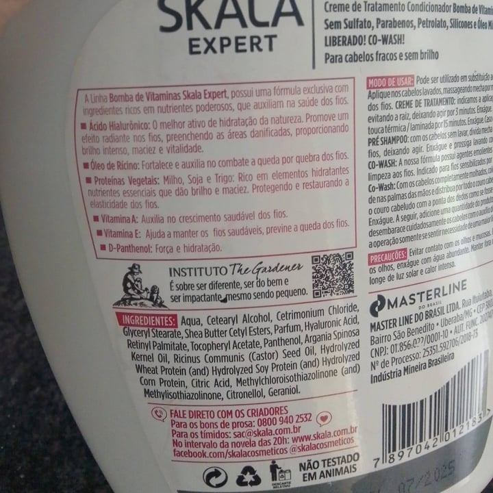 photo of Skala Creme de tratamento Bomba de Vitaminas - linha Expert shared by @ribeirohelena on  08 Oct 2022 - review