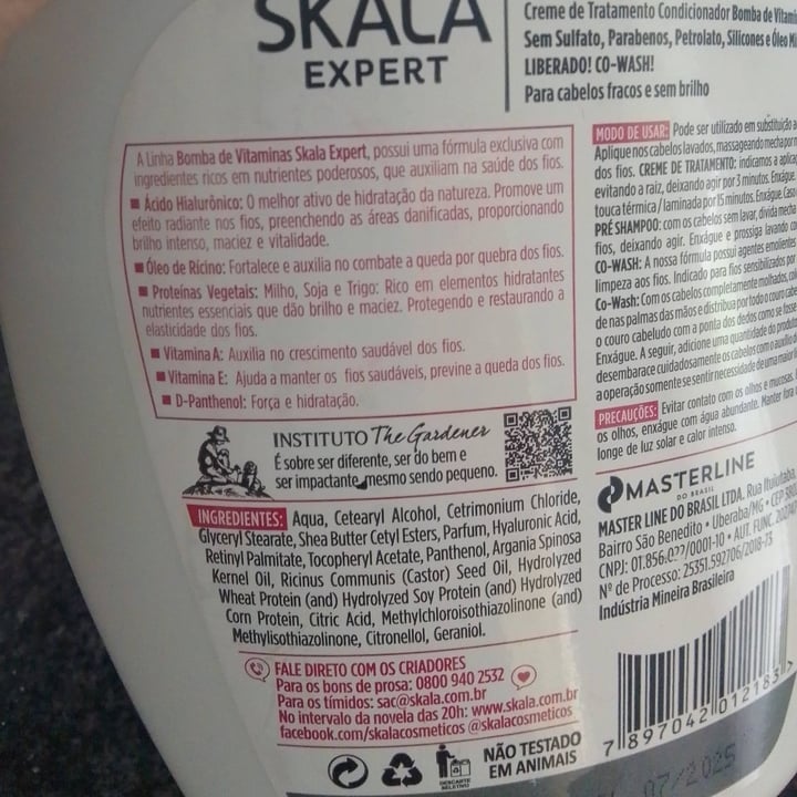 review photo of Skala Creme de tratamento Bomba de Vitaminas - linha Expert shared by @ribeirohelena on 08 Oct 2022 - review