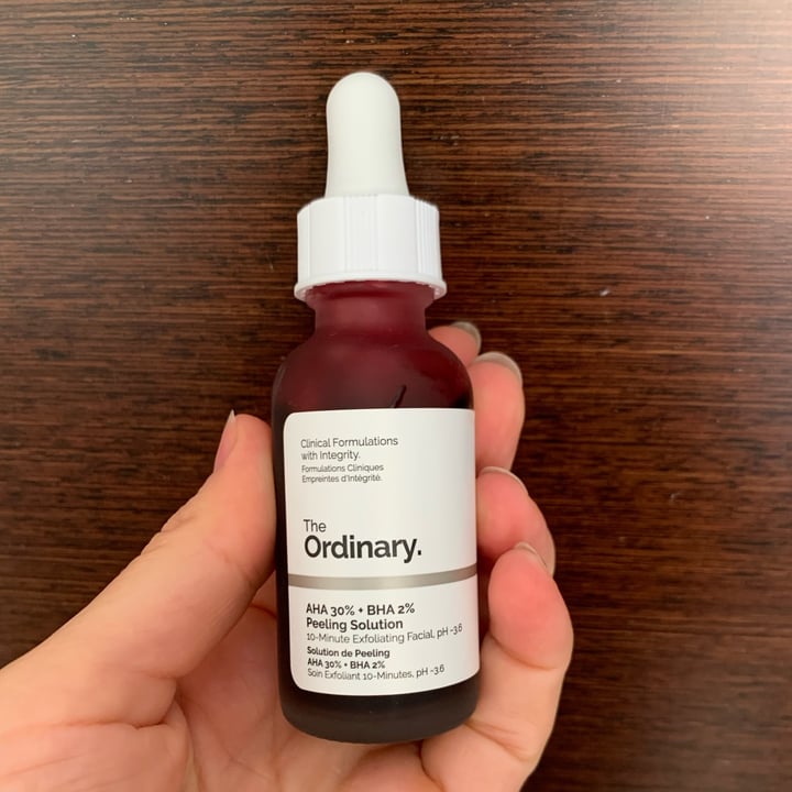 photo of The Ordinary AHA 30% + BHA 2% Peeling Solution shared by @lyanna2020 on  10 Apr 2022 - review