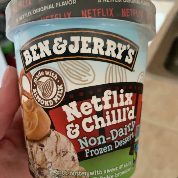 photo of Ben & Jerry's Netflix & Chilll'd Non-Dairy Frozen Dessert shared by @gwenie11 on  20 Aug 2021 - review