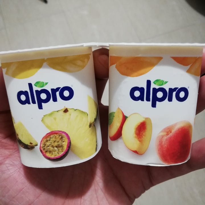 photo of Alpro Peach Yoghurt shared by @jritchie on  22 May 2021 - review