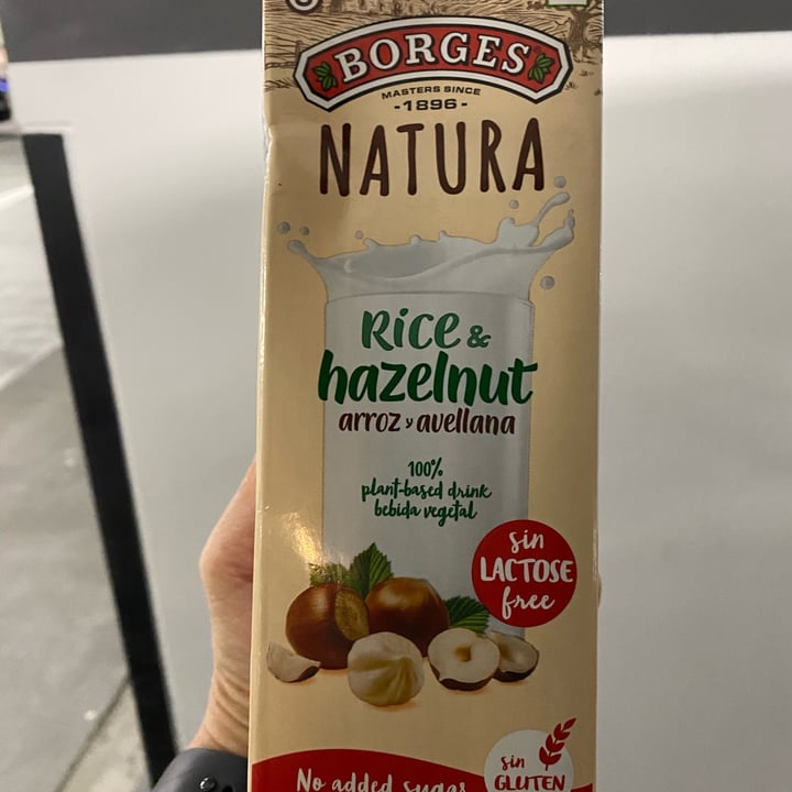 photo of Borges Rice and Hazelnut drink shared by @piggy-egg on  22 Mar 2022 - review