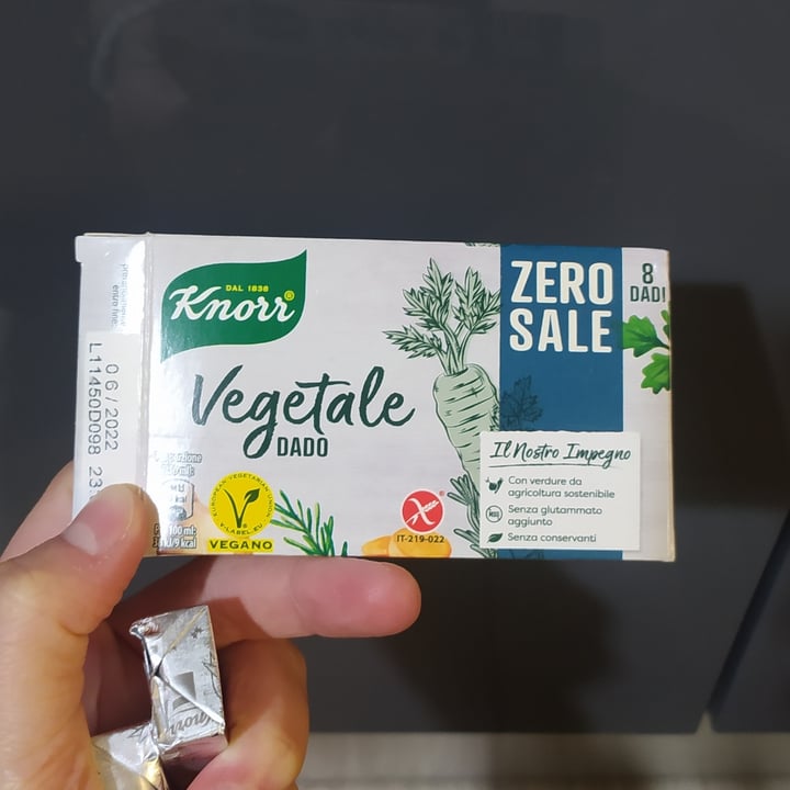 photo of Knorr Dado vegetale Zero Sale shared by @martinafabrizi on  31 Mar 2022 - review