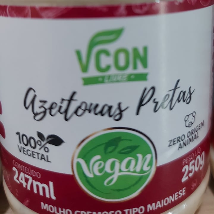 photo of VCON Molho Cremoso Tipo Maionese - Sabor Azeitonas Pretas shared by @tseiiti on  11 May 2022 - review