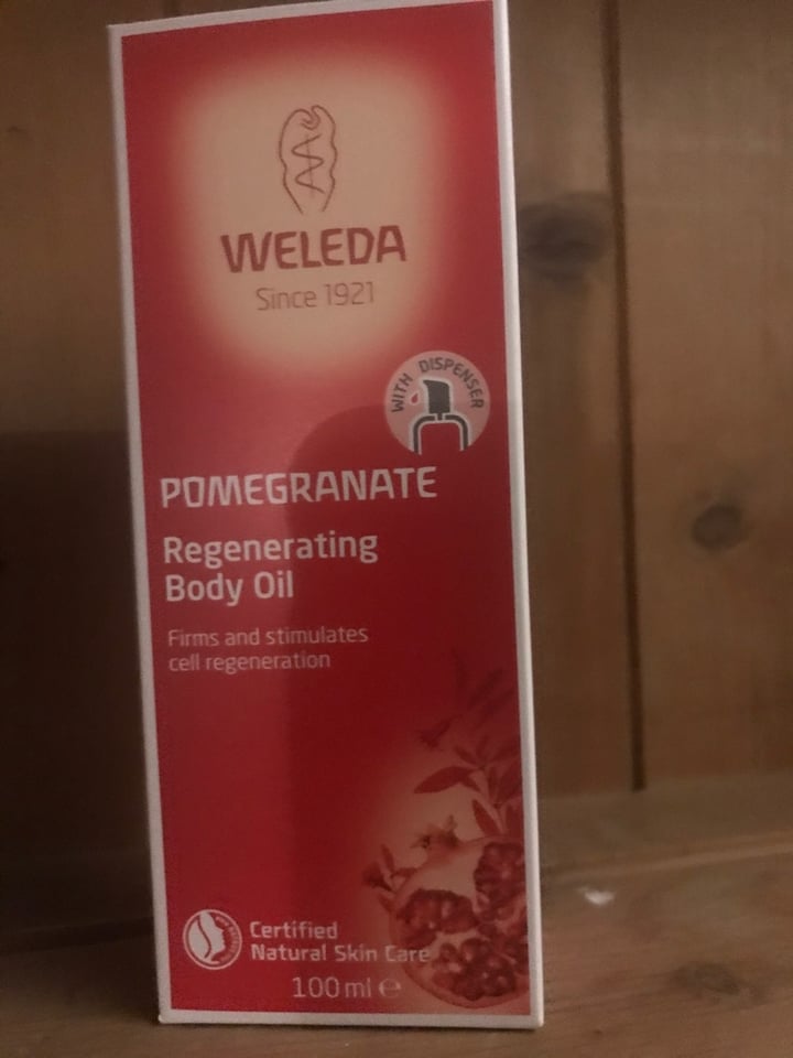 review photo of Weleda Pomegranate body oil shared by @vixen on 09 Mar 2020 - review