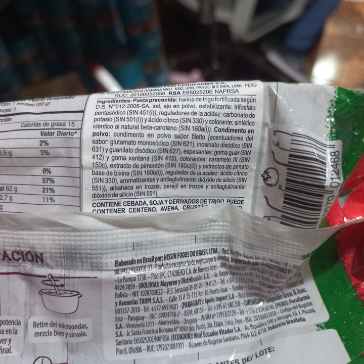 review photo of Nissin Tallarin Filetto shared by @alessa182 on 01 Dec 2022 - review