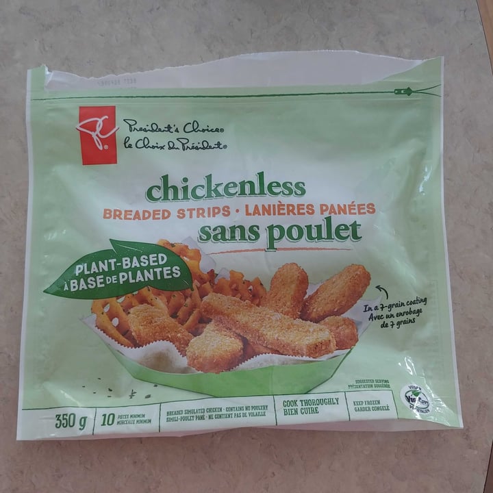 review photo of President's Choice Chickenless Breaded Strips shared by @jul2944 on 03 Mar 2022 - review